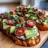 Spring Avocado Toast Board