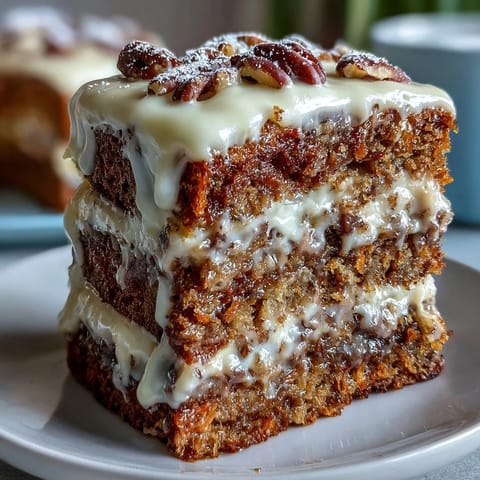 Carrot Walnut Spring Cake
