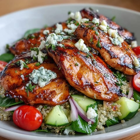 Lemon Vinaigrette Grilled Chicken