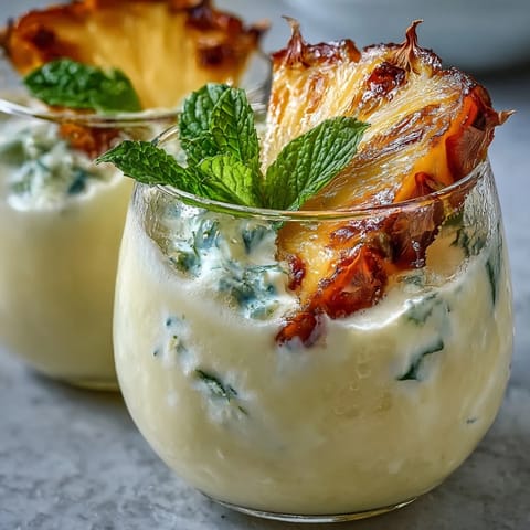 Refreshing tropical Pineapple Coconut Agua Fresca served over ice, blending sweet pineapple with creamy coconut for a cooling summer drink.